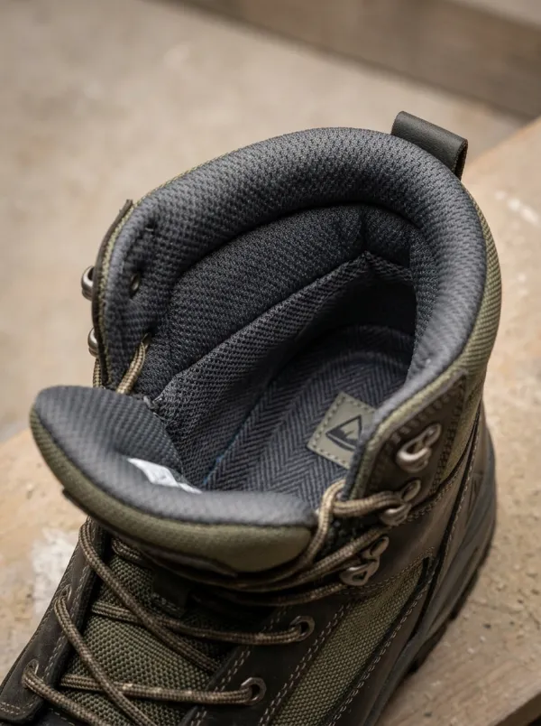 Workshop Tactical Leather-Look Men's Waterproof Work Boots