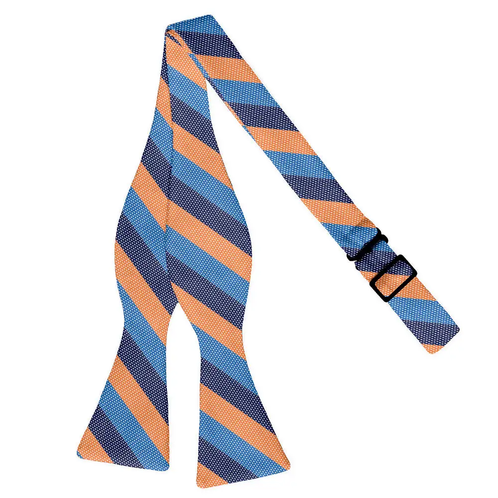 Kent Stripe Motif Bow Tie