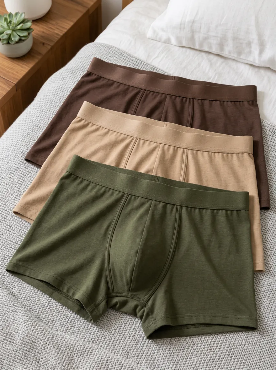 Men's Streamlined Basics Cotton Boxer Briefs Set