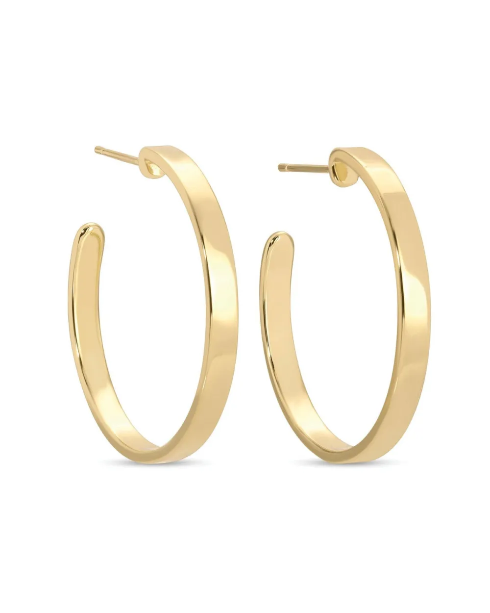 Refined Elegant Hoop Earrings