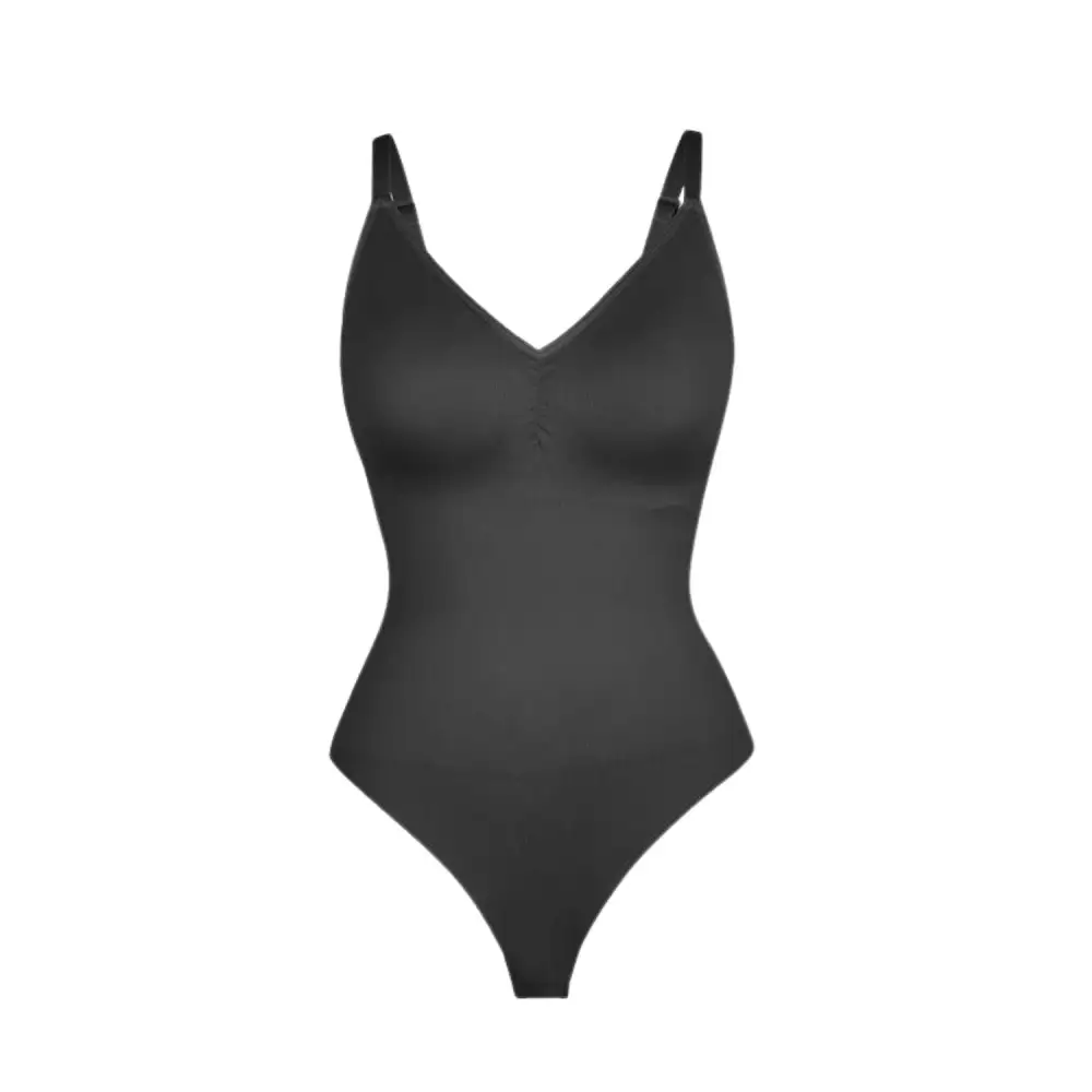 Braless Seamless Thong Shaping Bodysuit