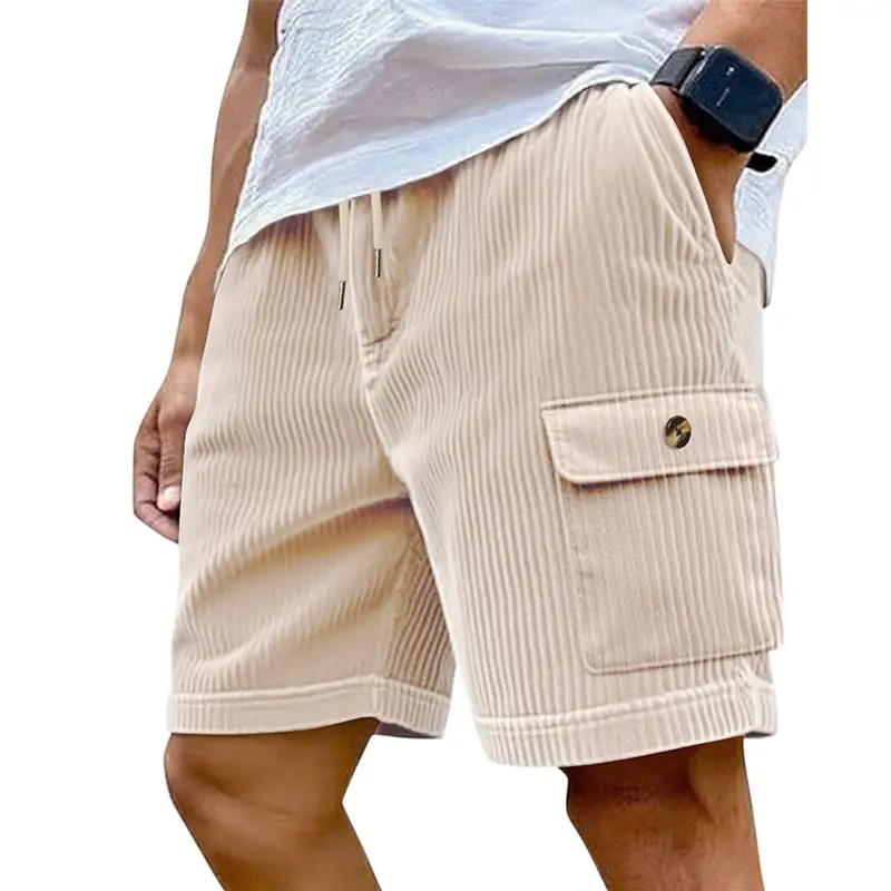 Men's Rugged Cargo Shorts with Roomy Pocket Storage