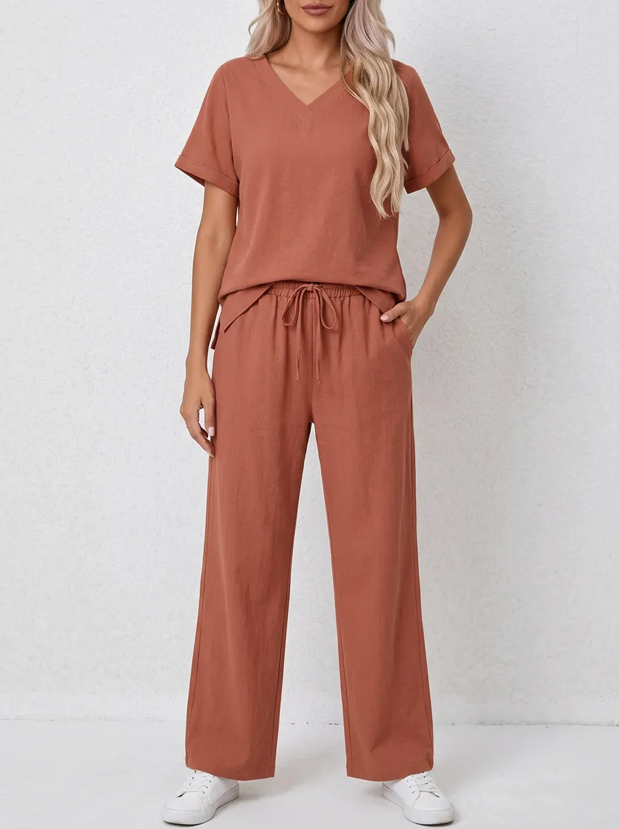 Casual Women's V-Neck Shirt