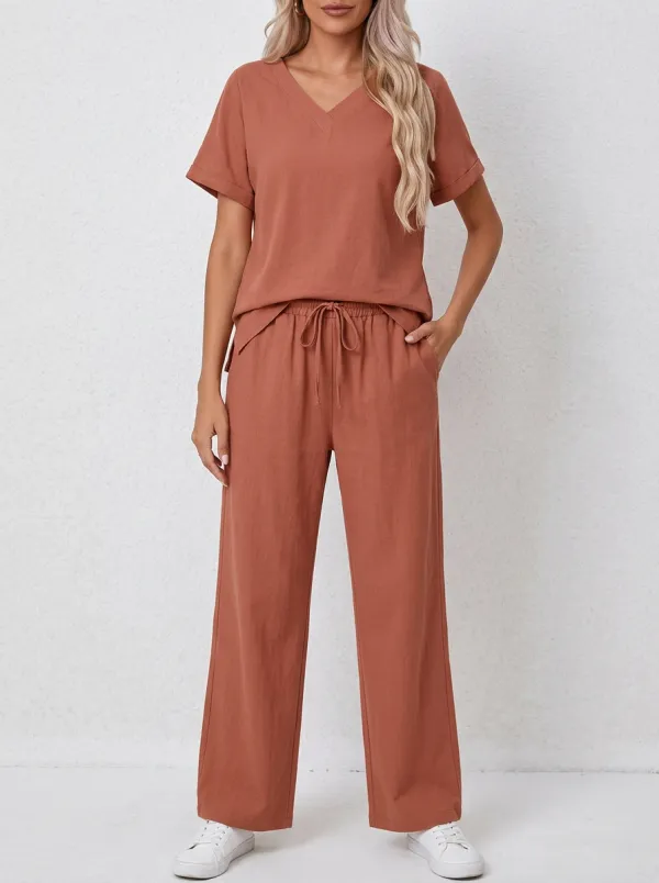 Casual Women's V-Neck Shirt