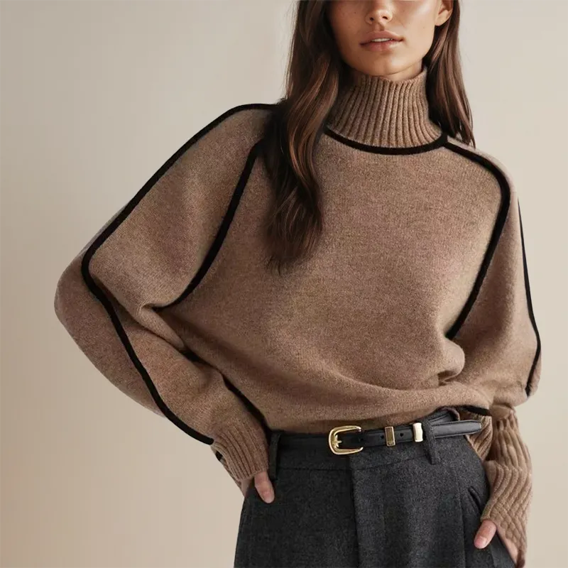  Knitted Turtleneck Sweater