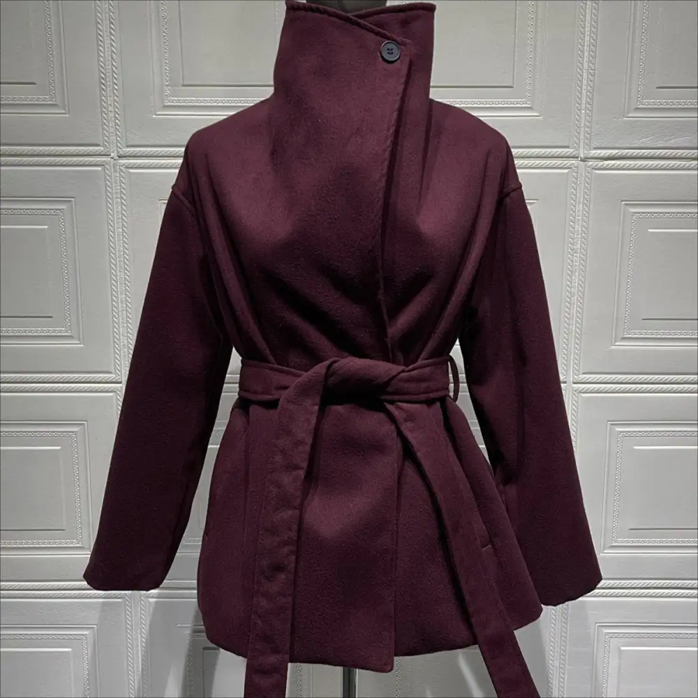 Relaxed Pearl Cascade Coat