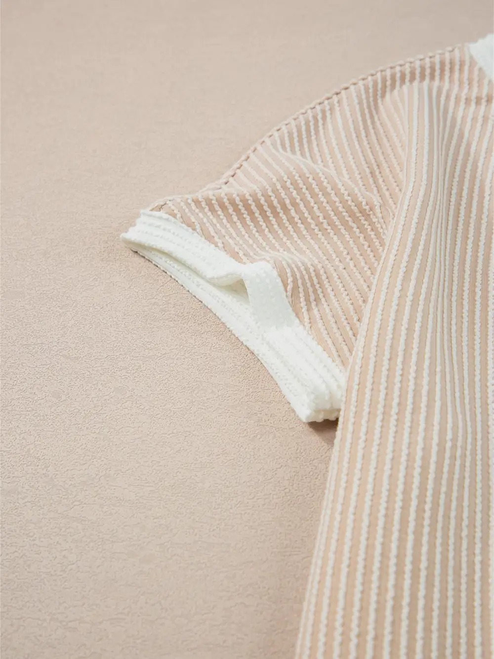 Patchwork Ribbed Dress Casual