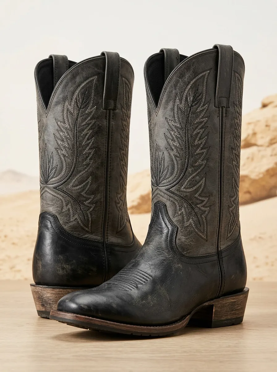 Classic Western Embroidered Western Edit Unisex Western Cowboy Boots