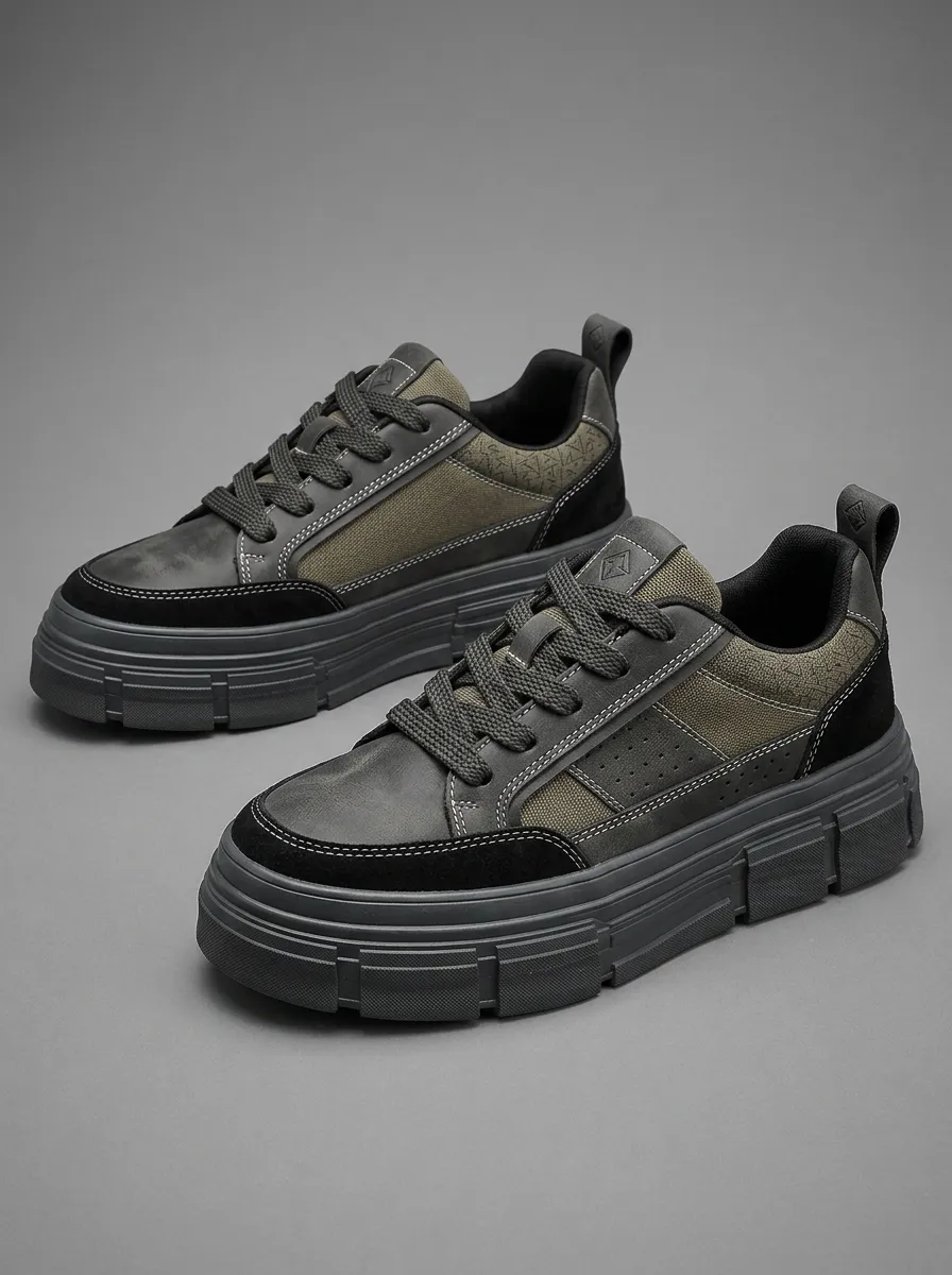 Men's Urban Streetwear Geometric Pattern Patterned Skate Shoes