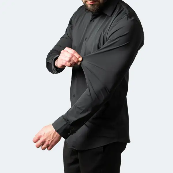 Classic Everyday Long Sleeve Polo Shirt