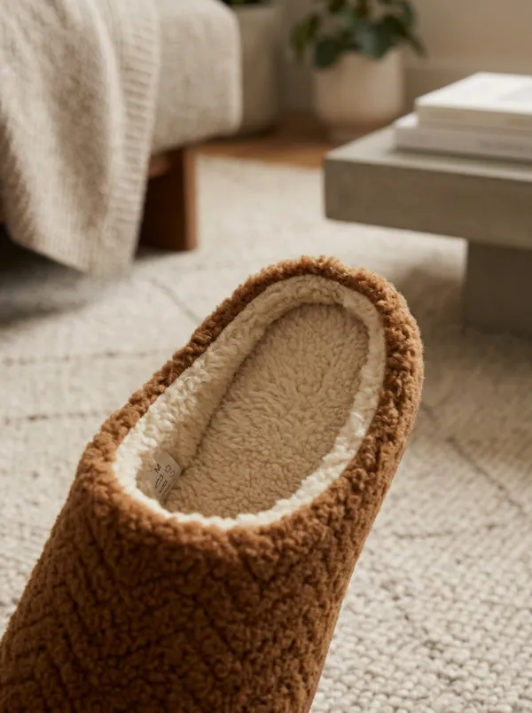 Classic Herringbone Winter Style Unisex Warm Wool Shoes