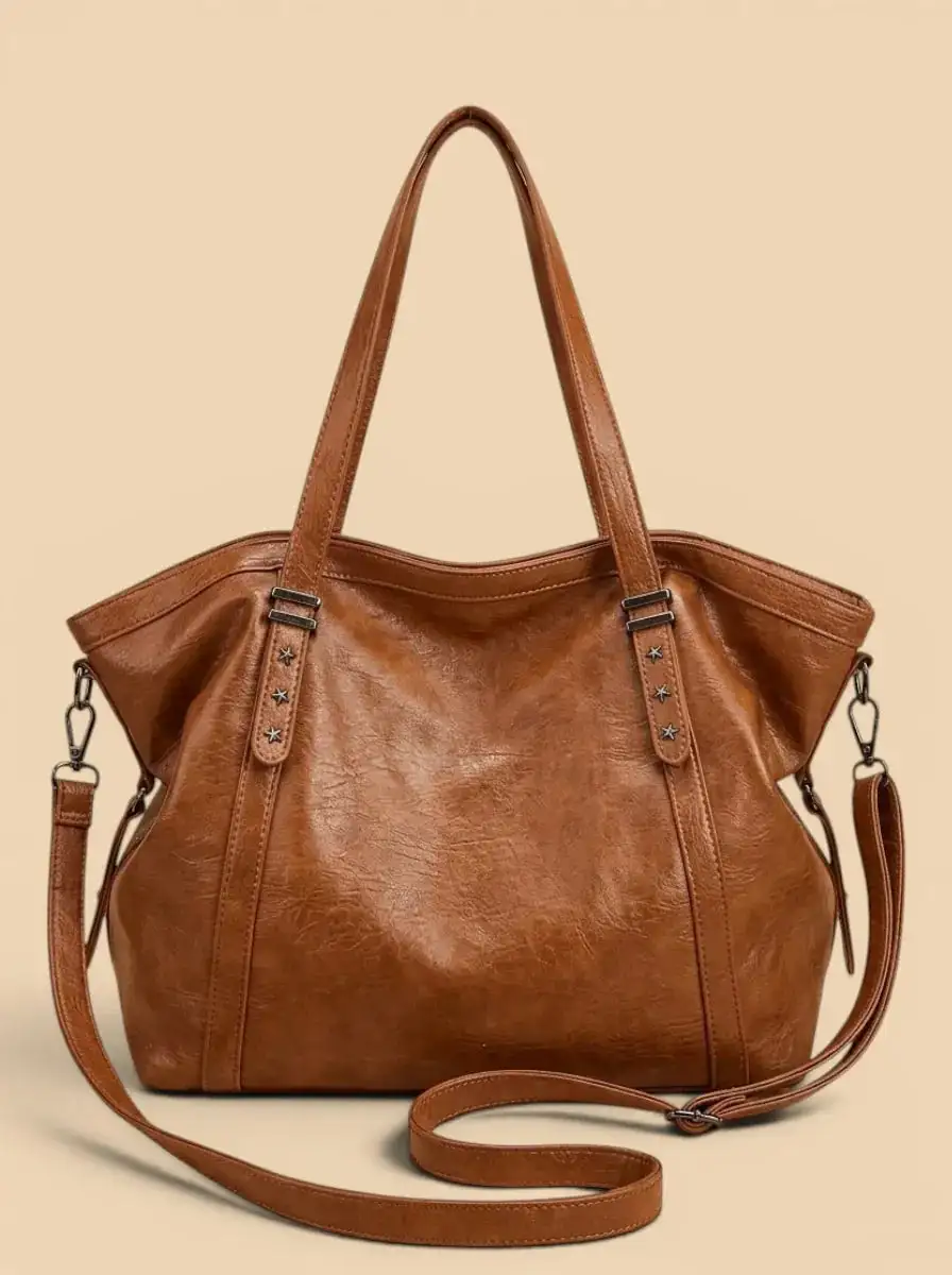 Vintage Faux Leather Handbag