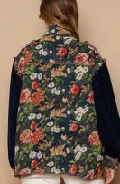 Floral Soft Shacket Jacket