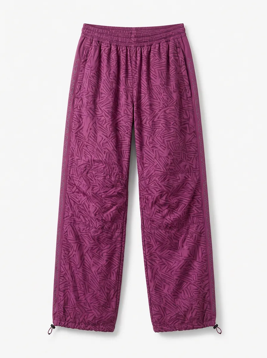 Women's Motion Athletic Geometric Pattern Printed Jogger Pants