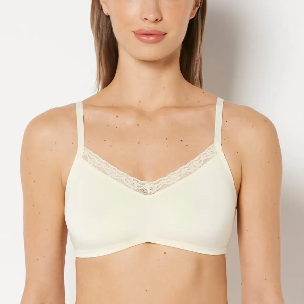 Refined Modal Bralette With Beloved Lace Trim