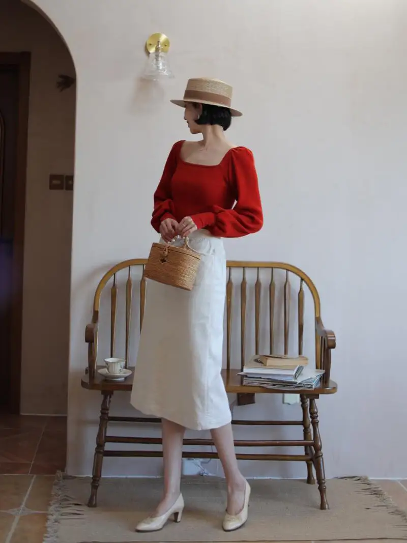Relaxed Festival Everyday Casual Cotton Skirt