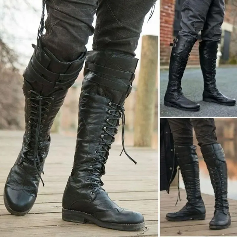 Riding Boots Mid-Calf Motorcycle Boots