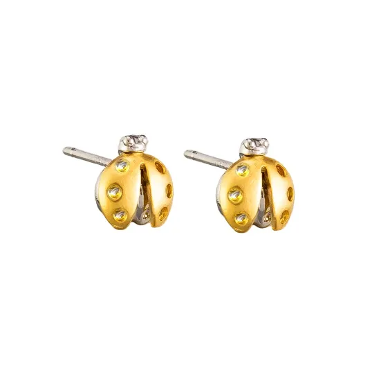 Lady Bug Stud Earrings