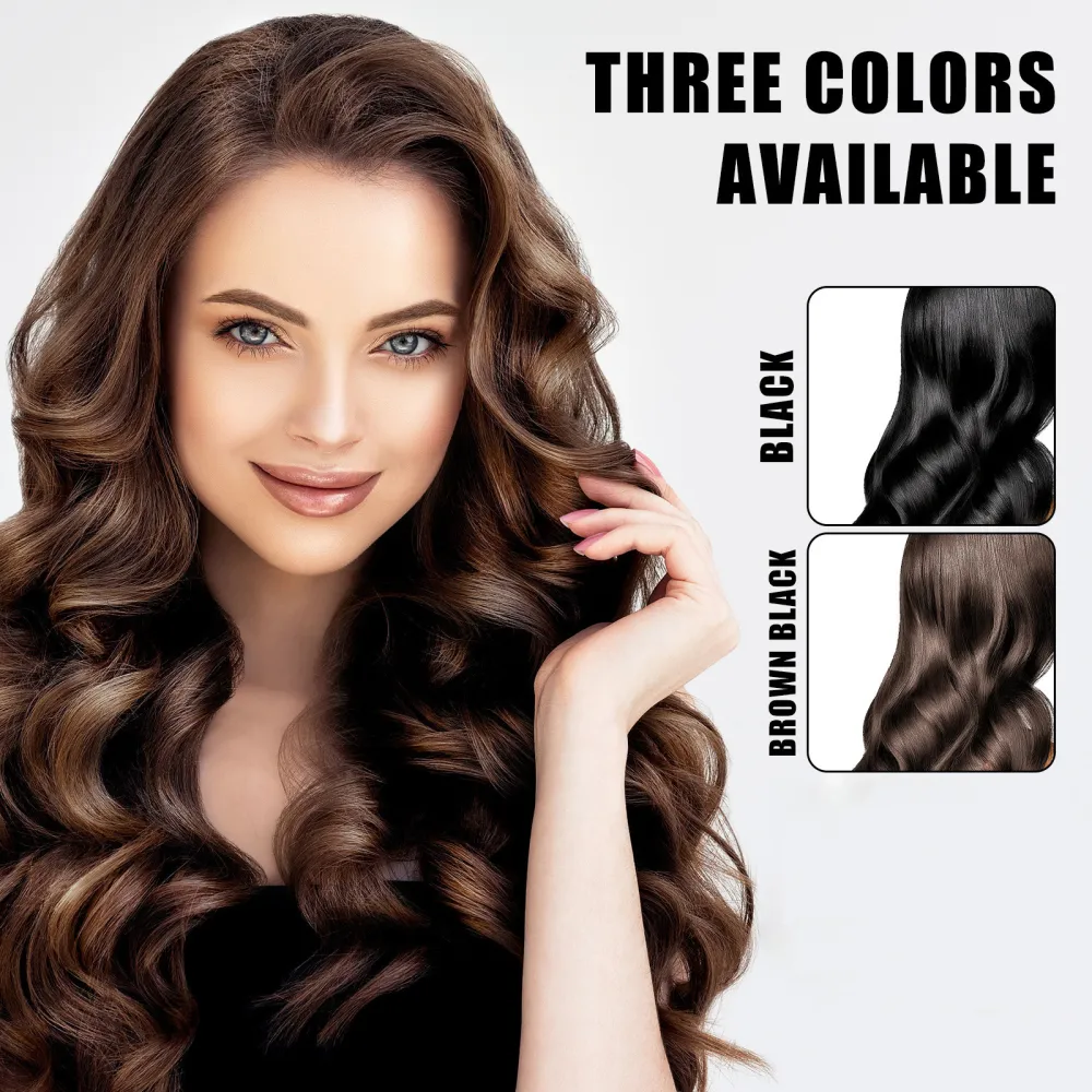 Plant Hair Dye Comb, One-Sweep Black Hair Color Cream, Fast Coloring Hair Dye Brush