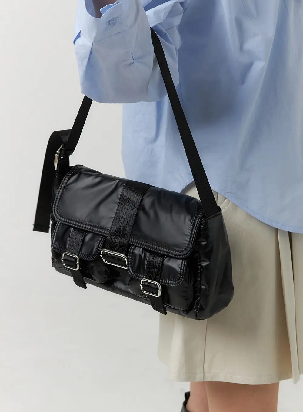 Buckle Shoulder Bag