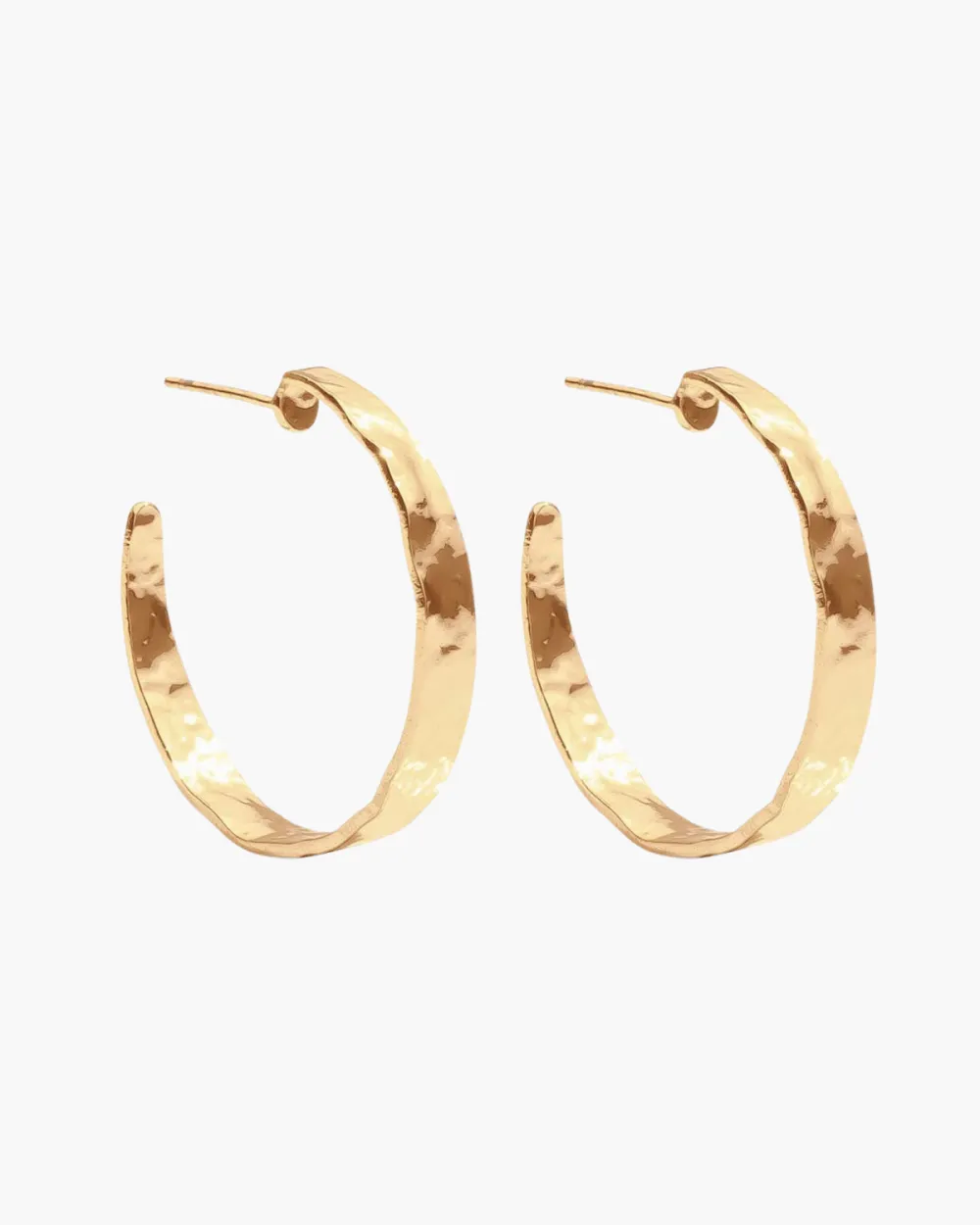 High-Shine Hoop Earrings
