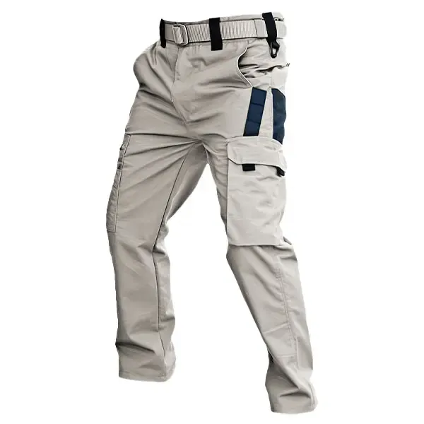 Men's Solid Color Tactical Work Pants