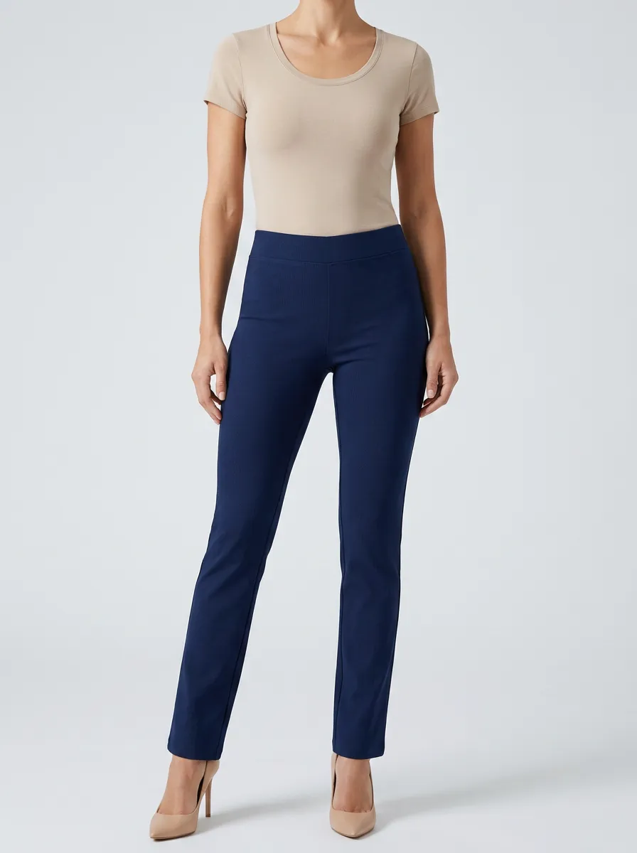 Stretch Women's Stretch Mid-Rise Pants