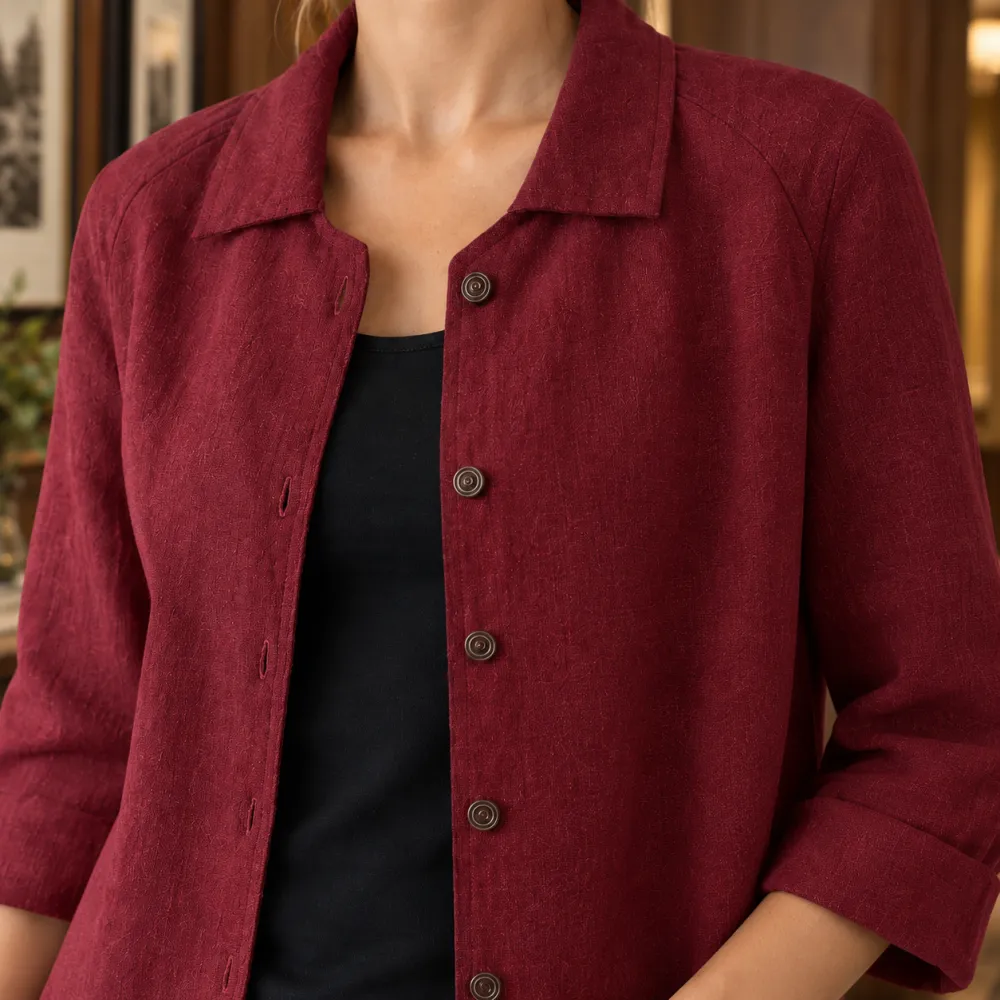Hip-Length Relaxed Blazer