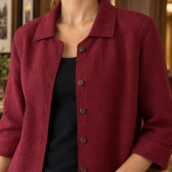 Hip-Length Relaxed Blazer