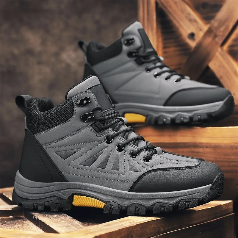 Men's Grip Sole Work Shoes