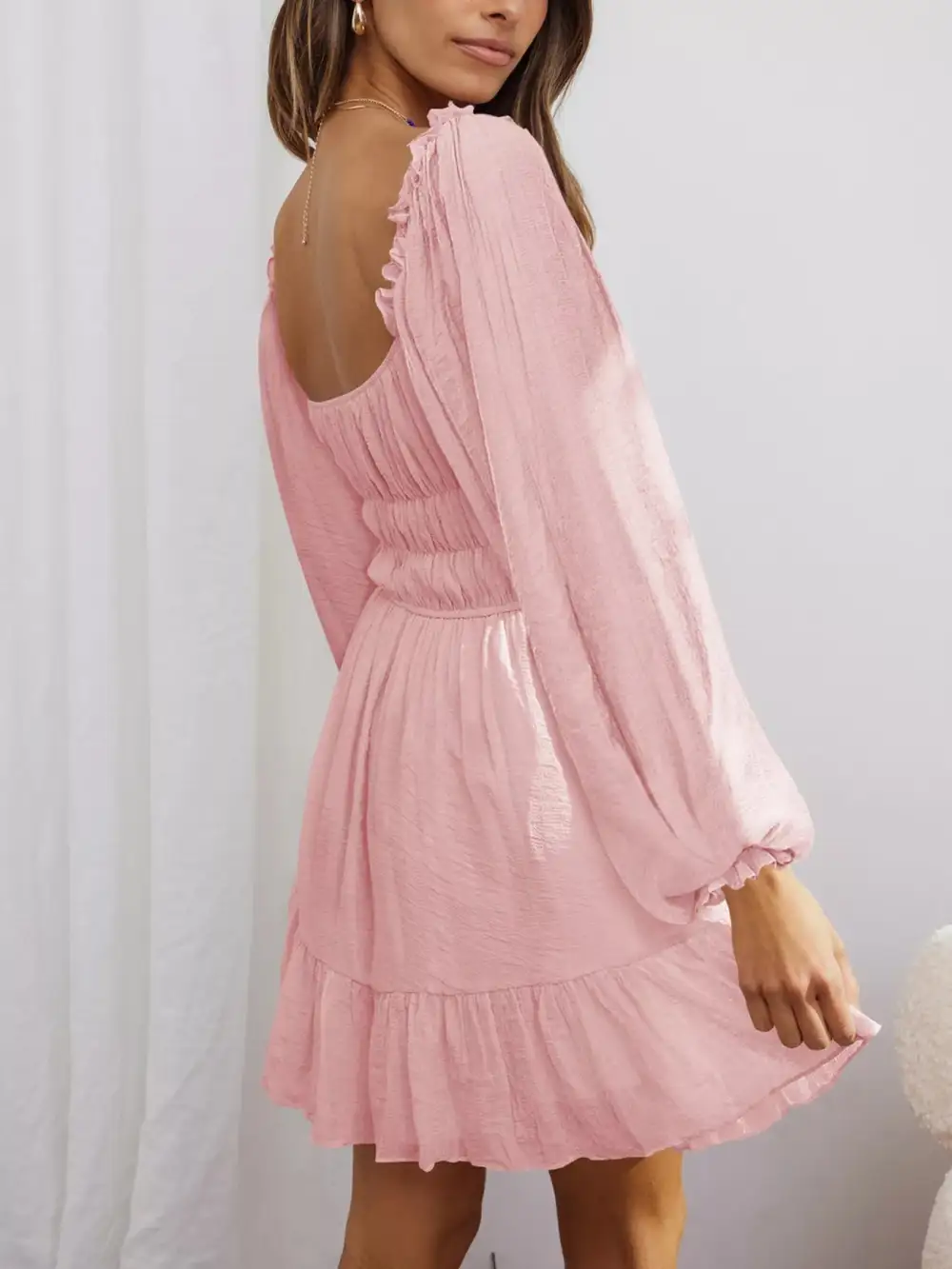 Relaxed Shape Lightweight Feel Mini Dress