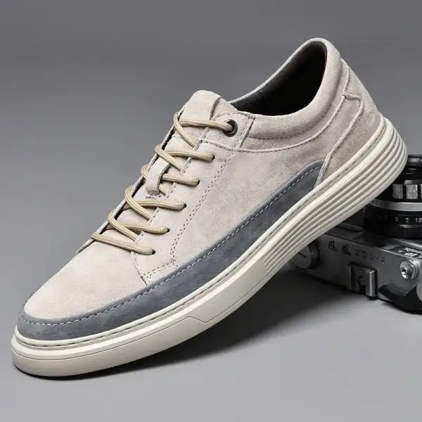 Refined Leather Casual Shoes