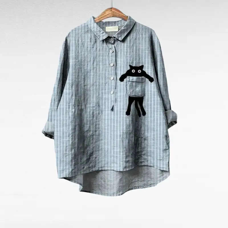 Gathered Soft Tailored Blouse