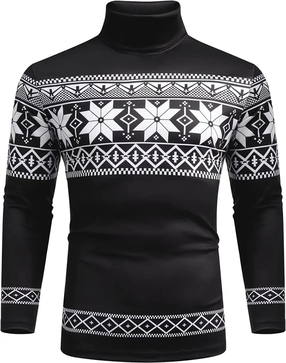 Slim Fit Basic Turtleneck Knitted Pullover Sweaters Jeans