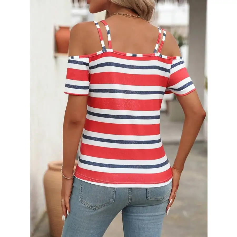 Cold Shoulder T Shirt Tank