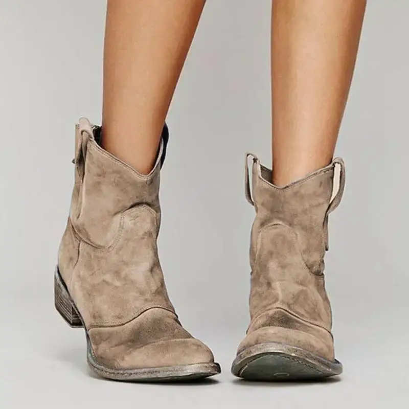 Lace Up Cowboy Boots