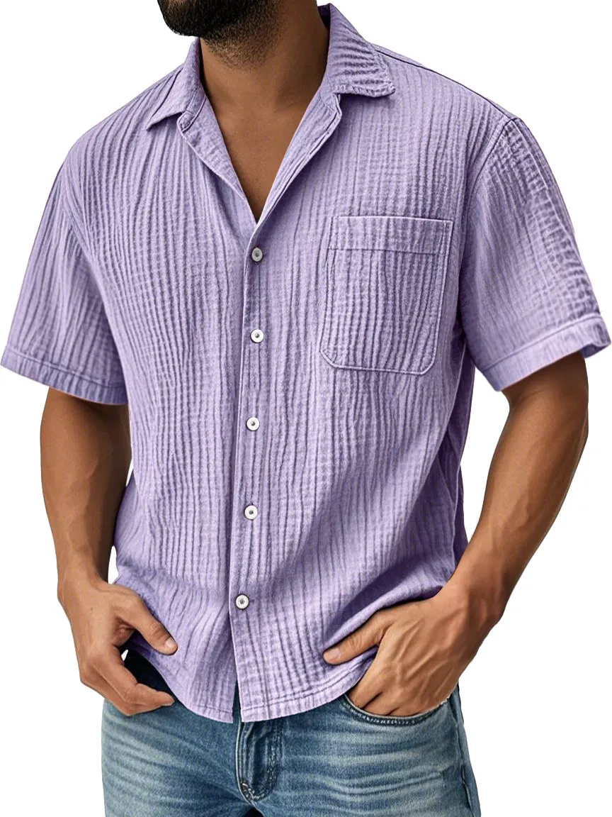 Modern Short Sleeve Pocket Shirt