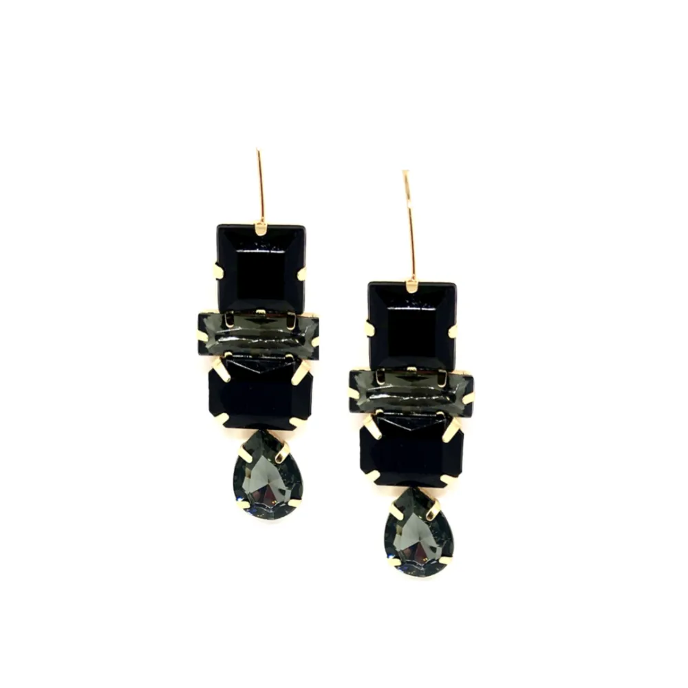 Sleek Refined Drop Earrings