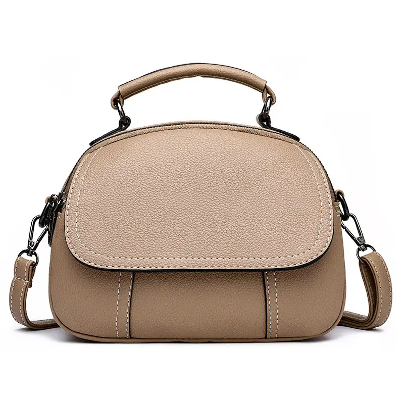 Minimal Compact Round Crossbody Bag