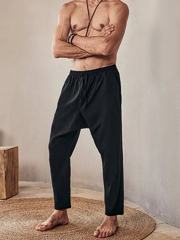Breathable Linen Blend Pants