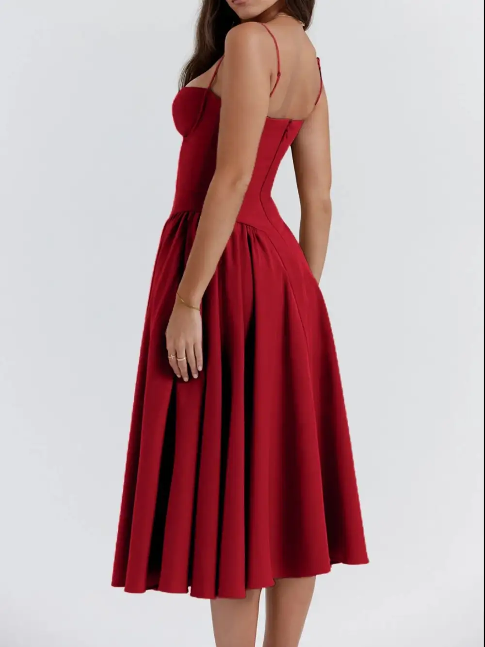 Ruched Sweetheart Neck Cami Dress