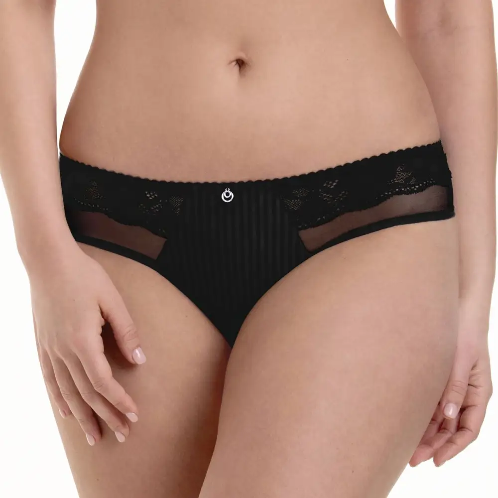 Women's Lace Mesh Shimmer Detail Boxer Panty