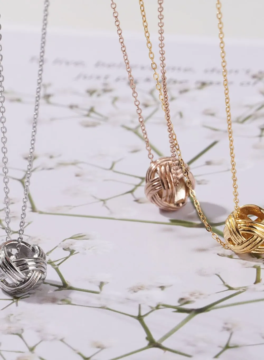 Ball of Yarn Necklace