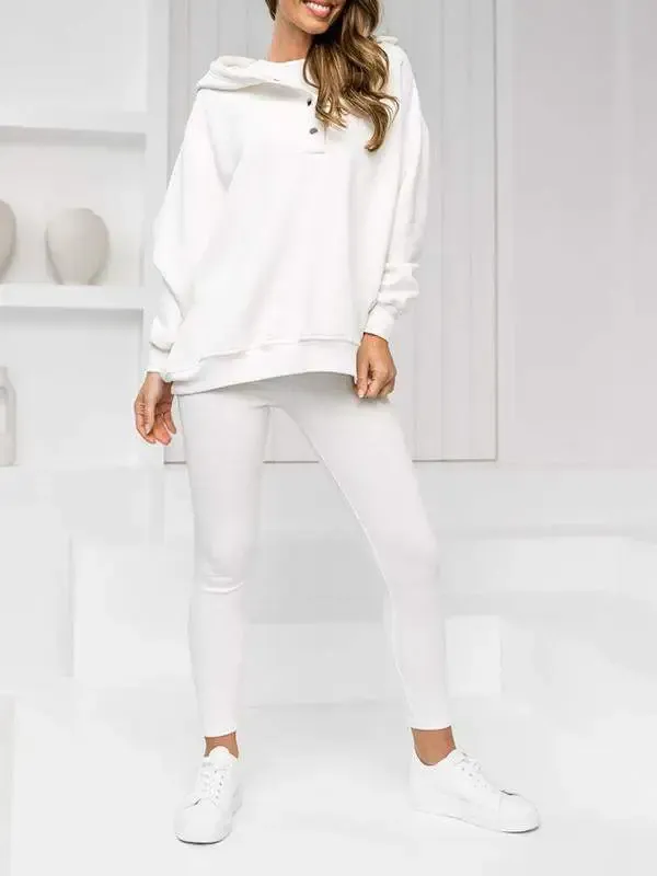 Hooded Casual and Comfortable Sweatshirt Suit