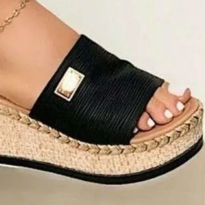 Textured Open-Toe Heeled Sandals