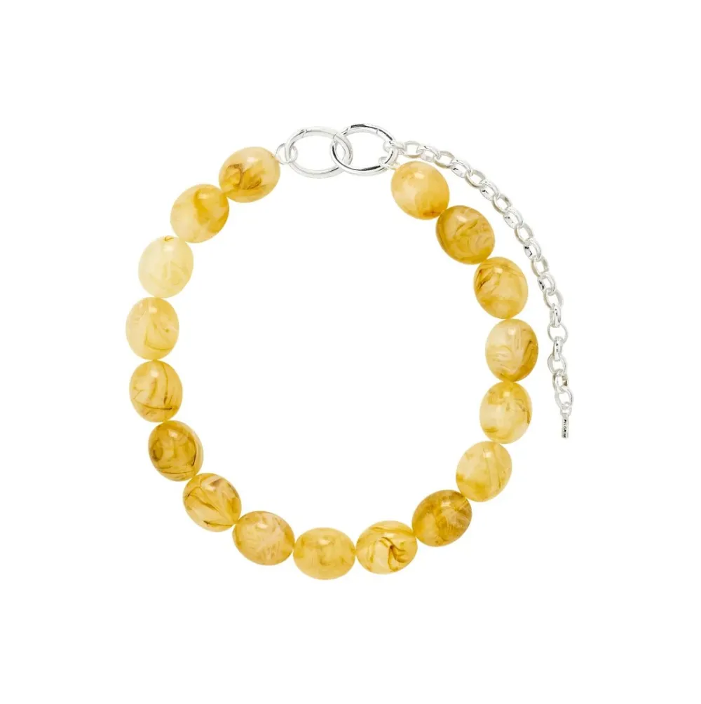 Beaded Acrylic Necklace