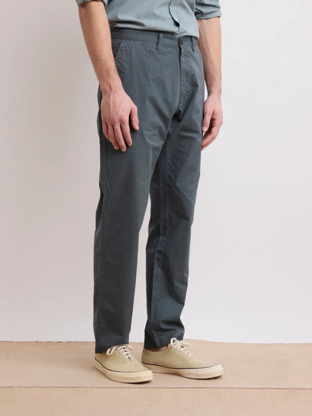 Casual Style Men's Eucalyptus Green Light Chino Pants