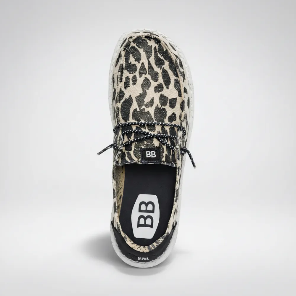 Wendy Cheetah Print Textile Slip On Shoes