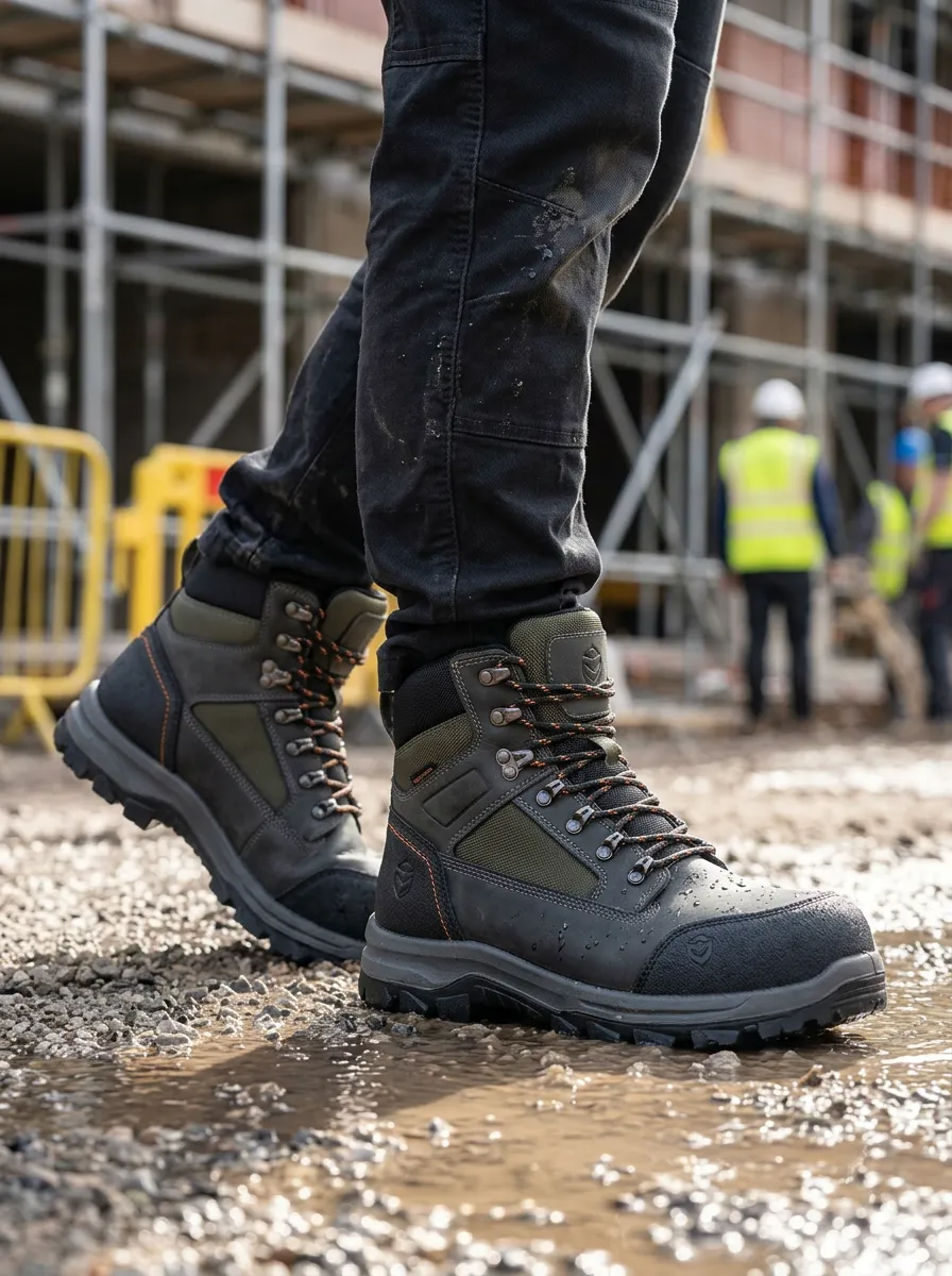 Outdoor-Ready Men's Waterproof Work Boots
