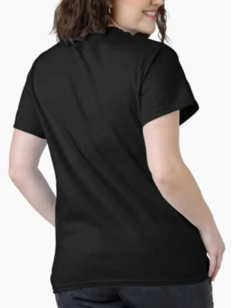 Women's Art Nouveau Floral Pattern Print Short-Sleeve Crew Neck T-Shirt